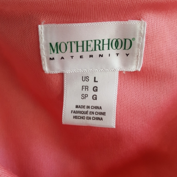 Coral maternity dress - Picture 4 of 6